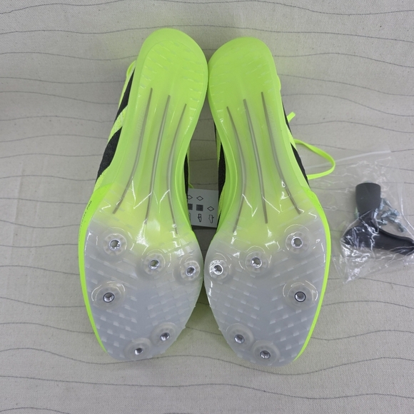 Adidas Mens Adizero Prime SP 3 Strung Lucid Lemon Track Cleats IH5800 Sz 7.5 NEW main image 5